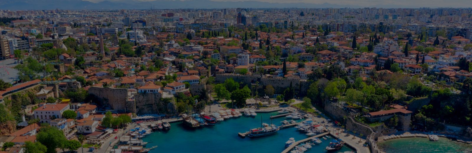 Красивый вид на город