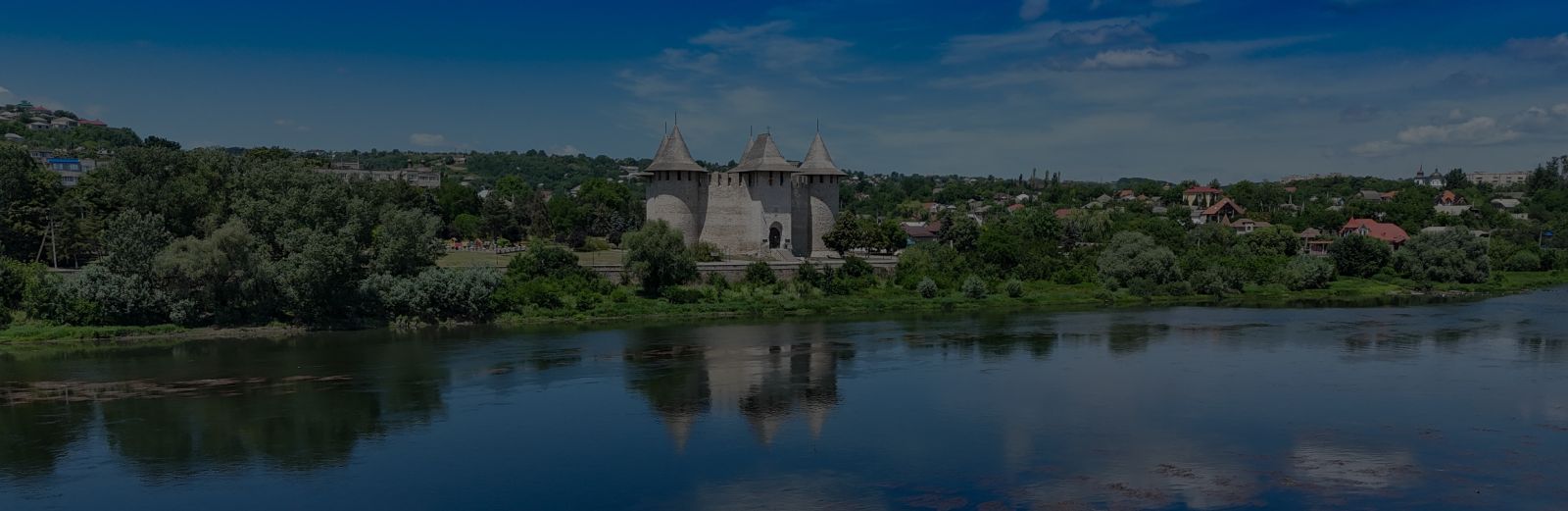 Красивый вид на город