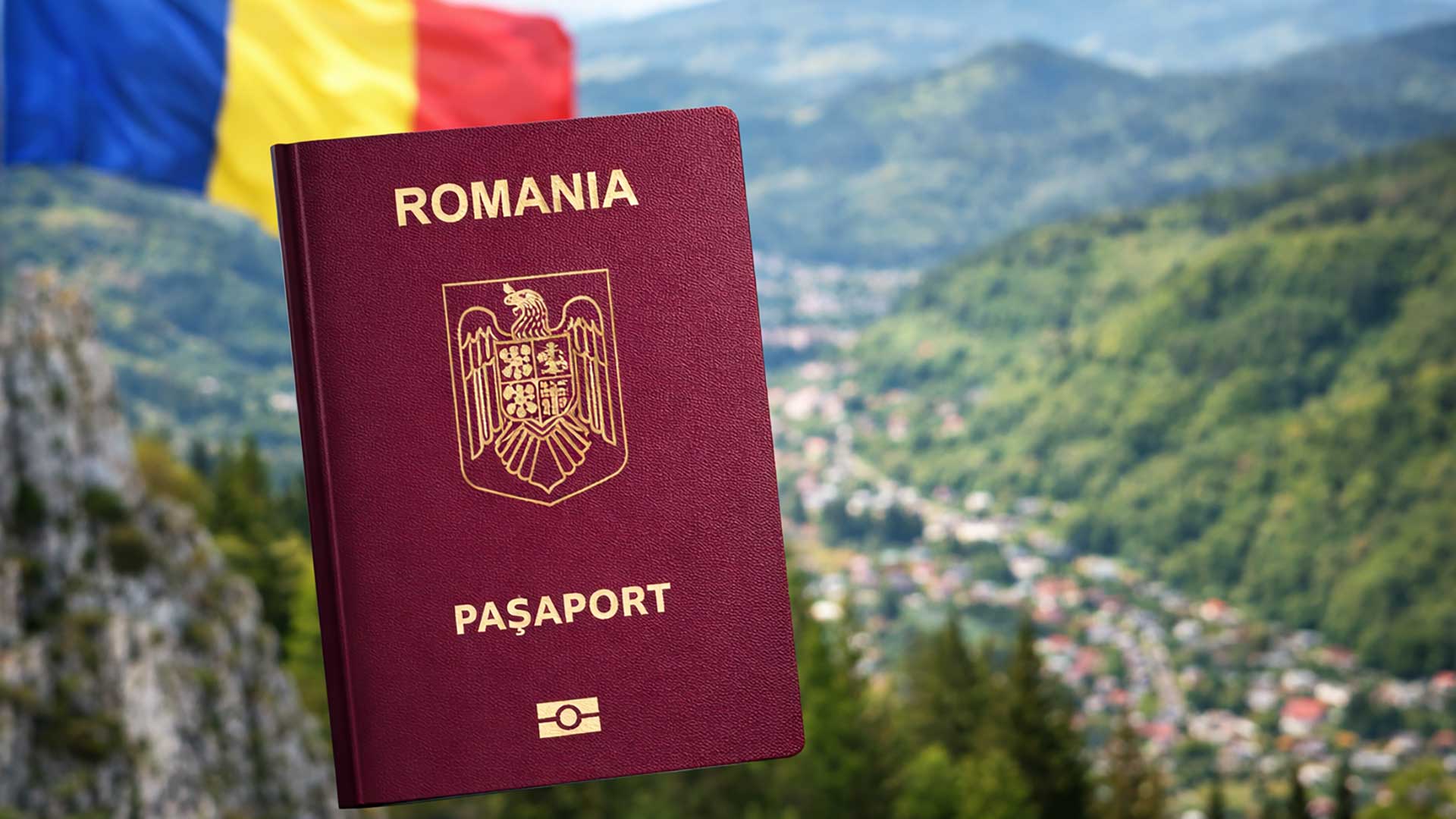 Паспорт Румынии и вид на страну