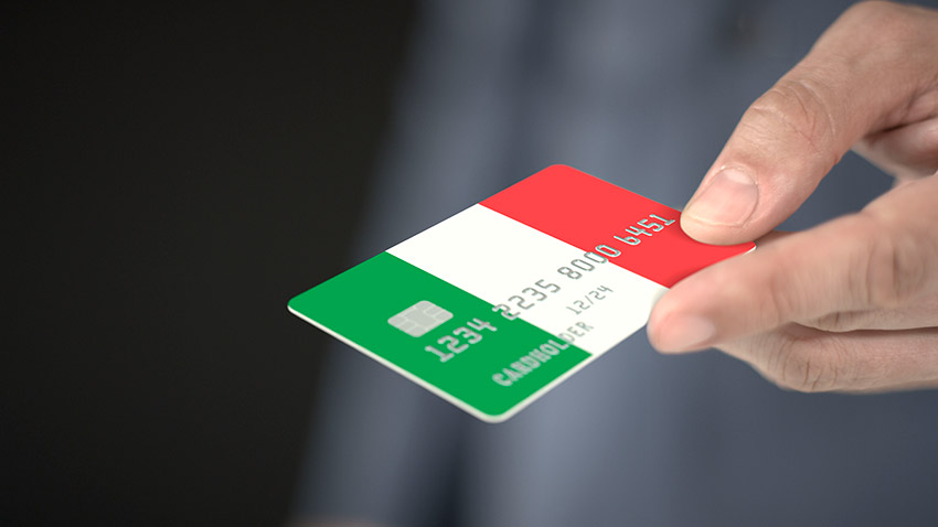 Счет в банке Италии